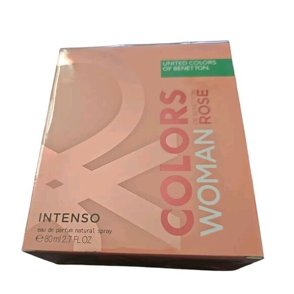 BENETTON COLOR ROSE INTENSE 2.7oz -80 ml EDP Spray for woman New & Sealed.‎ - Picture 3 of 7